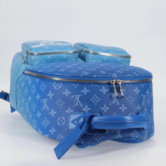 LOUIS VUITTON Monogram Clouds Multi Pocket Backpack Blue M45441 Auth yk18948M - Picture 7 of 16